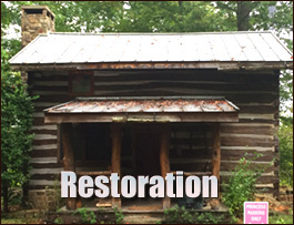 Historic Log Cabin Restoration  Gambier, Ohio